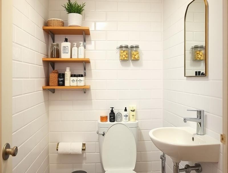 Small Apartment Bathroom Organization Hacks - small apartment organization tips