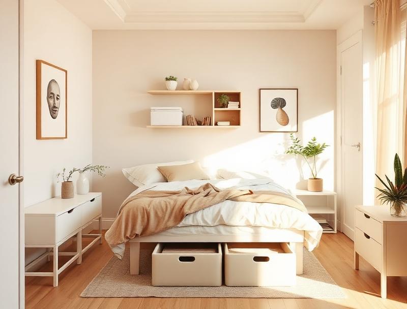 Small Apartment Bedroom Organization Ideas - small apartment organization tips