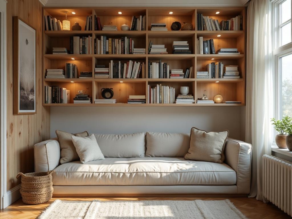 Small Apartment Organization Hacks for Books - small apartment organization tips