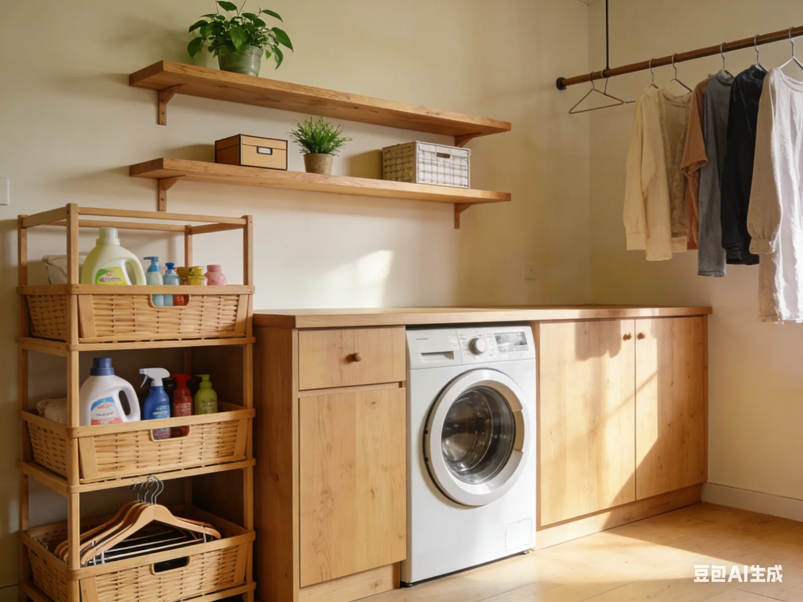 Small Apartment Laundry Organization Ideas - small apartment organization tips