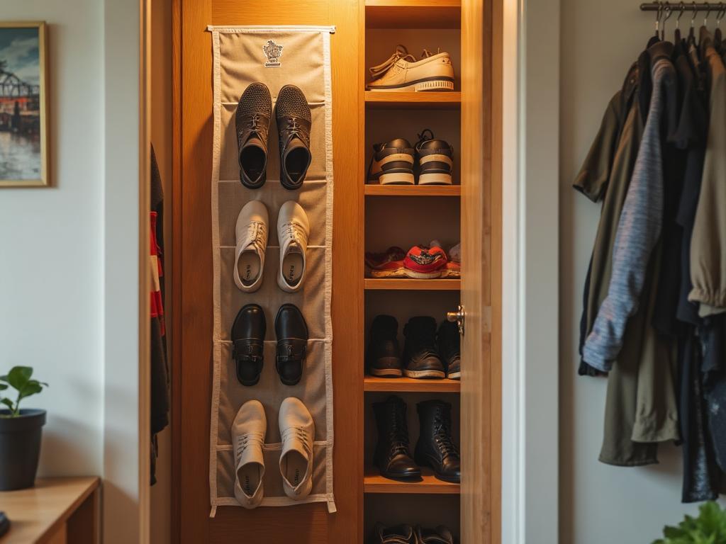 Shoe organization for entryway and closet